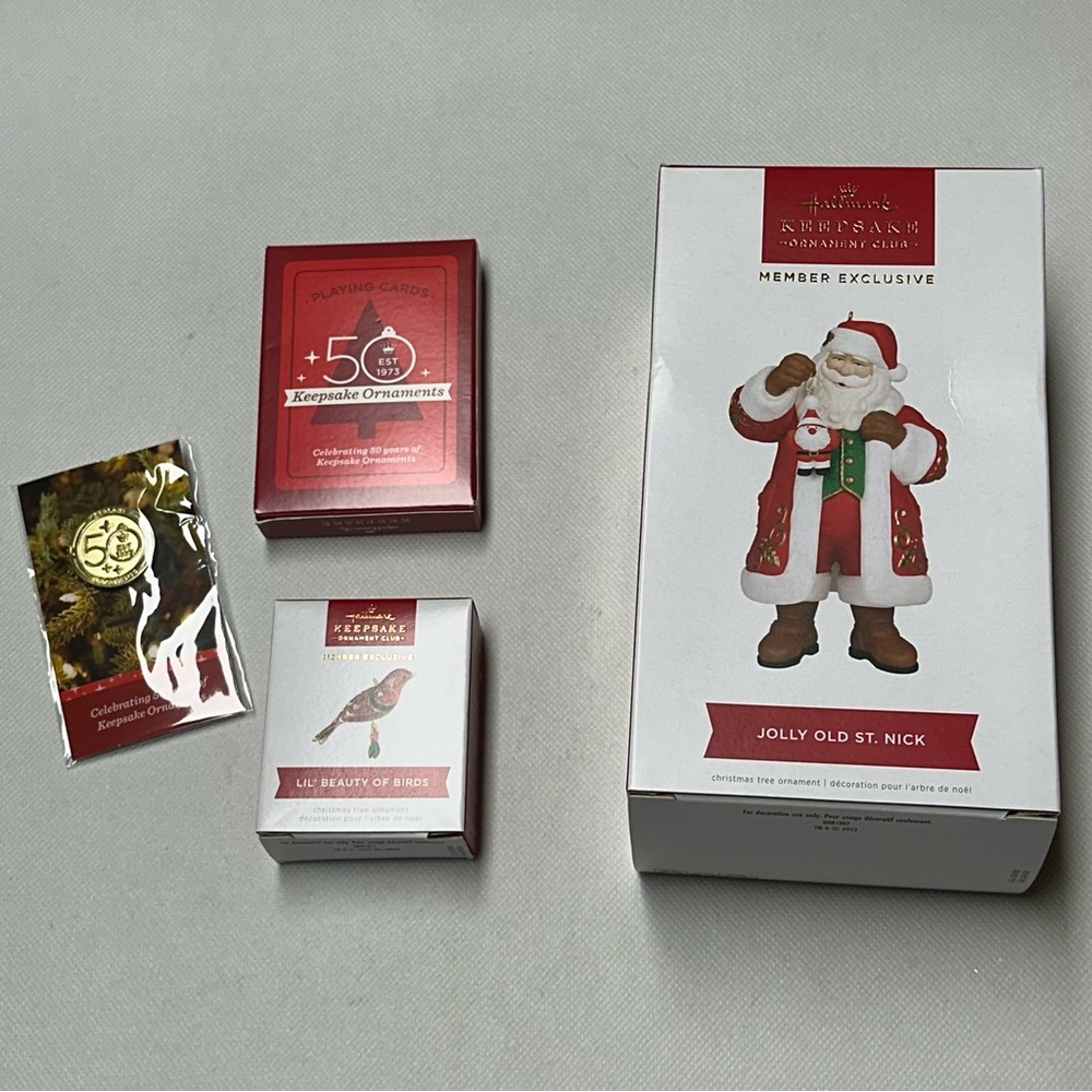 Hallmark Member 2023 50year Exclusive Ornaments Bundle